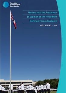 Cover - Audit Report: Review into the Treatment of Women at the Australian Defence Force Academy