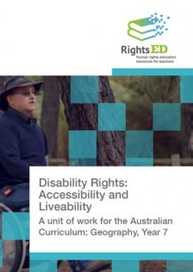 RightsEd: Disability Rights: Accessibility and Liveability