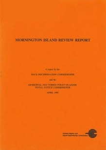 Cover of 1995 Mornington Island Report