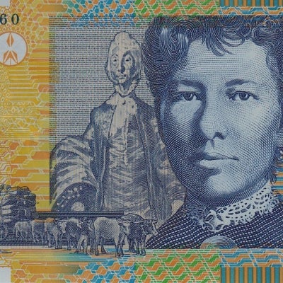 Image of an Australian $10 note.