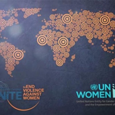 Cover page: UNITE - to end violence against women (UN Entity for Gender Equality and the Empowerment of Women)
